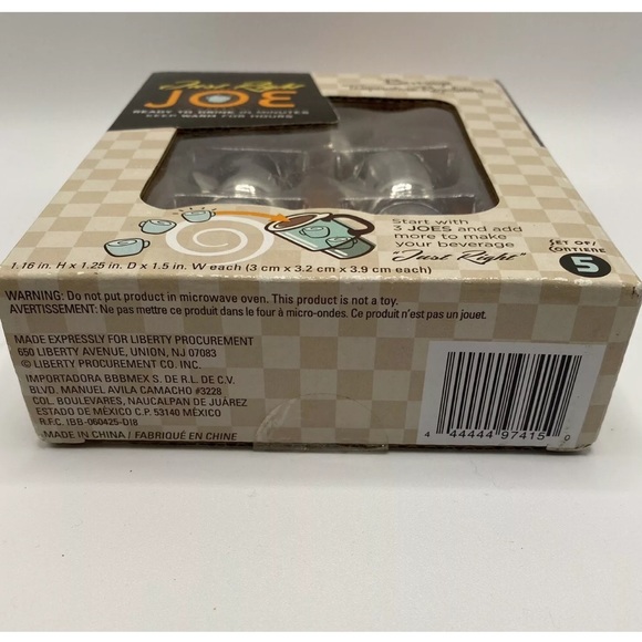 4/$20 Just Right Joe : Beverage Temperature Regulators set of 5 - Picture 2 of 3